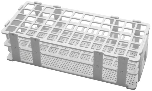 Test tube/ MPN rack, polyethylene, 20 mm (O.D.), 40 holes