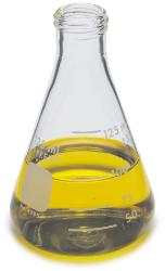 Flask, Erlenmeyer, glass w/screw cap, 50 mL