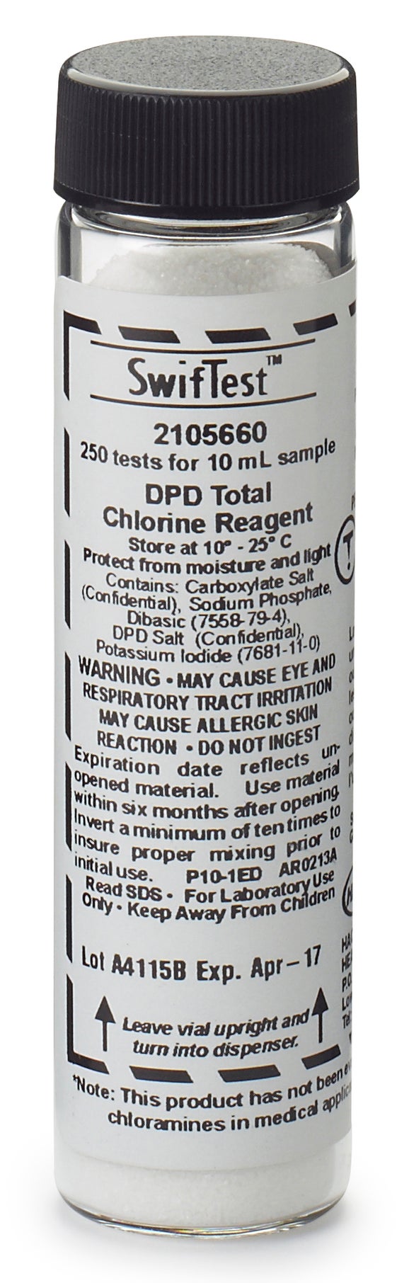 DPD Total chlorine, Swiftest dispenser reagent (refill)