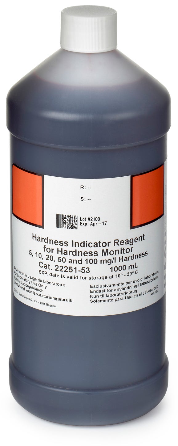 SP510 Hardness indicator solution, 5 - 100 mg/L, 1 L