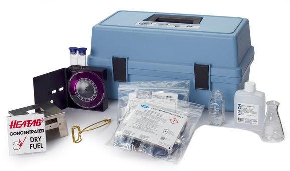 Test kit, chromium color disc, model CH-12, 0.1-1.5 mg/L, 50Cr6+50T tests