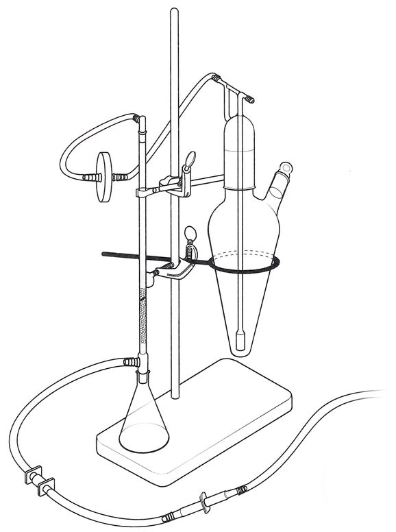 Apparatus set, cold vapor mercury