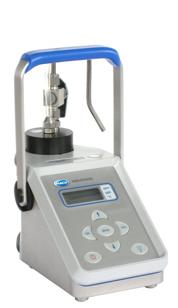 Orbisphere 3650/113 Portable Analyser, Gaseous or Dissolved Oxygen (O₂), units: % (gaseous) or ppm (liquid)