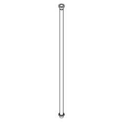 Stainless Steel extension pole 1.8 m